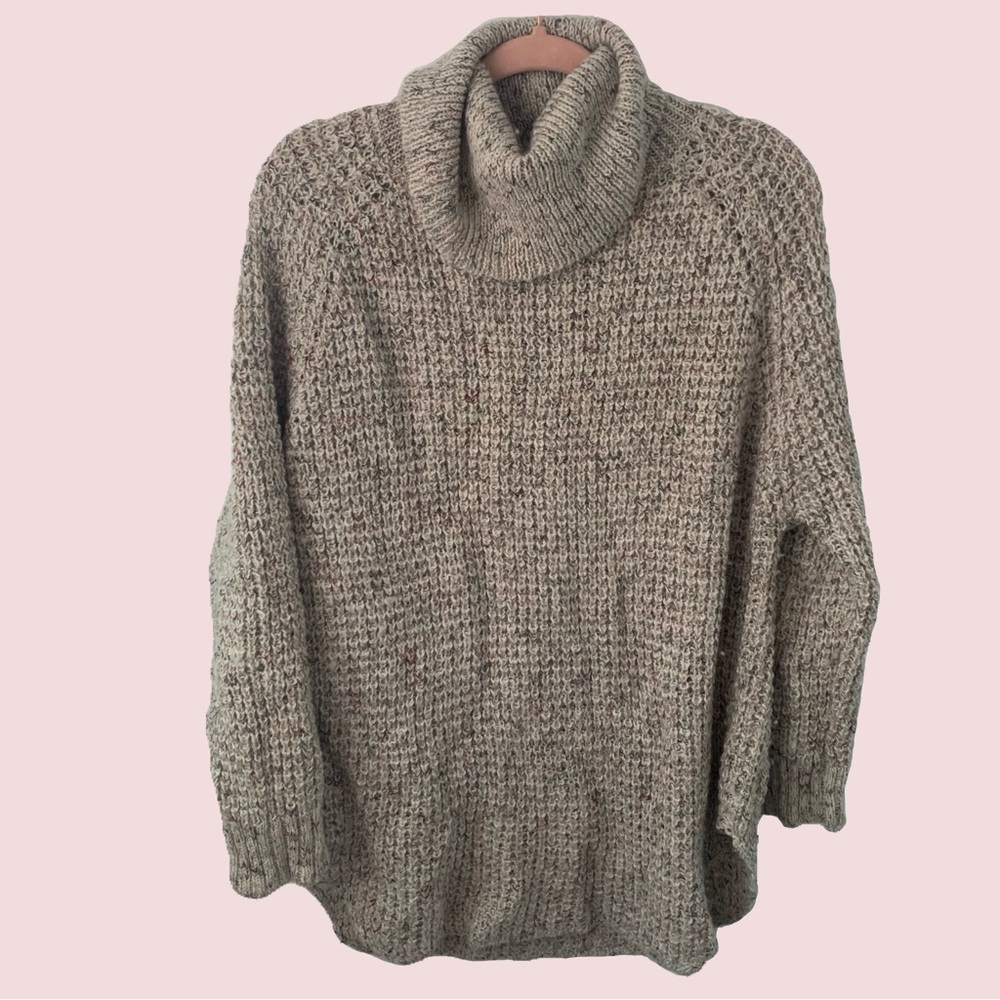 Free People Chunky Knit Turtleneck